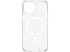 PanzerGlass Back Cover Hard Case MagSafe for Apple iPhone 15 with Transparent Design, D3O Protection and Antibacterial Impact Resistant Protection