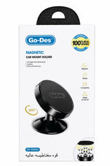 Go-Des GD-HD602 360° Rotating Magnetic Car Phone Mount Holder with Strong Adhesive Dashboard Base, Powerful Magnetic Grip and Adjustable Viewing Angle