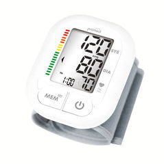 Promed HGP-40 Wrist Blood Pressure Monitor with WHO Scale Indicator, Irregular Heartbeat Detection, Pulse Display, Memory Storage and Vibration Sensor