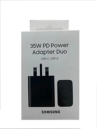 SAMSUNG Power Adapter Duo 35W, Black, USB