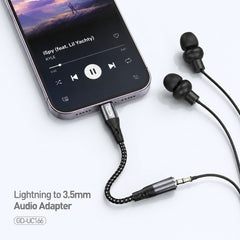 Go-Des GD-UC166 Lightning to 3.5mm Audio Aux Cable with TPE Braided Design