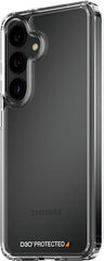 PanzerGlass Clear Hard Case for Samsung Galaxy S23 FE with 3X Military Grade Drop Protection, Antibacterial Coating & Recycled Frame Design