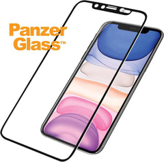 PanzerGlass Edge-to-Edge Swarovski CamSlider Tempered Glass Screen Protector for iPhone 11 & iPhone XR with Full Silicone Adhesive and Camera Privacy Cover