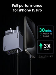 UGREEN Nexode Pro 160W 4-Port USB C GaN Fast Charger Set UK25878