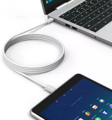 240W USB-C to USB-C Fast Charging & Data Sync Woven Cable 2M for Laptops, Tablets, Smartphones & USB-C Devices