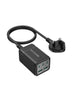 RP-PC1045 PD GaN 75W 5-Port Travel Charger Black