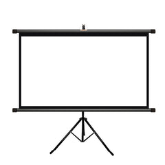 Premium HD Tripod Projection Screen with Adjustable Stand & Wall Mount | 16:9 Matte White Wrinkle-Free Projection Fabric | 178° Wide Viewing Angle | 1.0 Gain Portable Indoor & Outdoor Movie, Gaming & Presentation Projector Screen - 84" / 100"