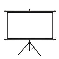 Premium HD Tripod Projection Screen with Adjustable Stand & Wall Mount | 16:9 Matte White Wrinkle-Free Projection Fabric | 178° Wide Viewing Angle | 1.0 Gain Portable Indoor & Outdoor Movie, Gaming & Presentation Projector Screen - 84" / 100"
