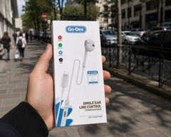 Go-Des GD-EP208 USB Type-C Single Ear Stereo Earphone with Microphone and In-Line Control