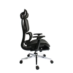 Black Bull Ergonomic Mesh Gaming & Office Chair with Footrest, Assembly not included (Free Delivery)
