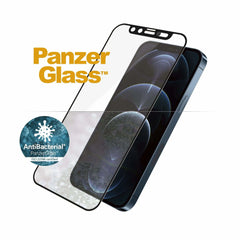 PanzerGlass HD Screen Protector Apple iPhone 12 Pro Max with CamSlider, Anti-Bacterial Coating, Full Coverage Tempered Glass, Scratch & Shock Resistant