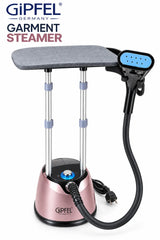 GIPFEL 2400W Professional Garment Steamer with 2L Water Tank, Integrated Ironing Table, Adjustable Double Pole & Strong Continuous Steam