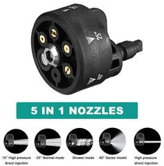 Donkin 48VF Portable Cordless Rechargeable High Pressure Washer with 15000mAh Battery and Accessories Kit