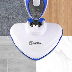 Sayona Power Steam Mop with High Temperature, 11 Accessories, Triangular Head & Microfiber Pad - 1300W