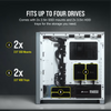 4000D Tempered Glass Mid-Tower ATX Case — White