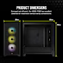 iCUE 4000X RGB Tempered Glass Mid-Tower ATX Case — Black
