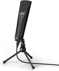 Urage 186020 Stream 800 HD Studio Streaming Microphone, Black