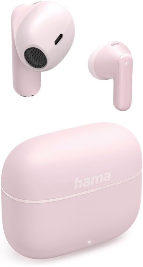 Hama Bluetooth® headphones "Freedom Light II", TWS, Earbuds, voice control Rose