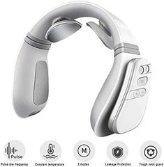 Cordless Portable EMS TENS Neck Massager for Pain Relief