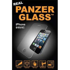 PanzerGlass Tempered Glass Screen Protector for iPhone 5, iPhone 5S & iPhone 5C Crystal Clear Shock Resistant Scratch Resistant Display Protection