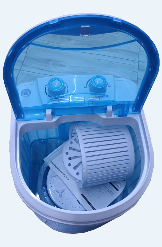 Mini Portable Washing Machine with Low Noise and Intelligent Wash Cycle 3 Kg Capacity