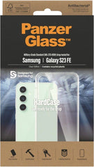 PanzerGlass Clear Hard Case for Samsung Galaxy S23 FE with 3X Military Grade Drop Protection, Antibacterial Coating & Recycled Frame Design