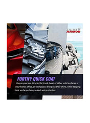 Shine Armor Fortify Quick Coat 3-in-1 Waterless Wash, Nano Ceramic SiO2 Hydrophobic Spray With Long-Lasting Gloss Protection & Premium 14x14 Microfiber Cloth – Cleans, Shines & Shields All Vehicle Surfaces