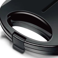 RAF R.257H 750W Electric Waffle Maker with Double-Sided Heating, Non-Stick Coated Plates, Fast Even Cooking, Safety Lock & Power Ready Indicator Lights