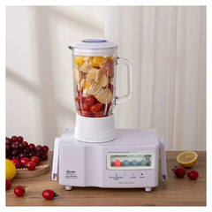 Mr Light 4-in-1 Multifunctional Juicer & Blender 400W with 1L Blender Jar, 150g Meat Mincer, 50g Dry Mill, Stainless Steel Blades, Pulse Control & Overheat Protection
