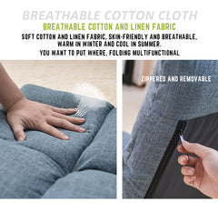 Multifunctional Foldable Lazy Sofa Recliner Cushion Chair with 8-Grid Design - Ideal for Gaming, Reading, Meditation & Lounging – 90 x 45 x 7 cm