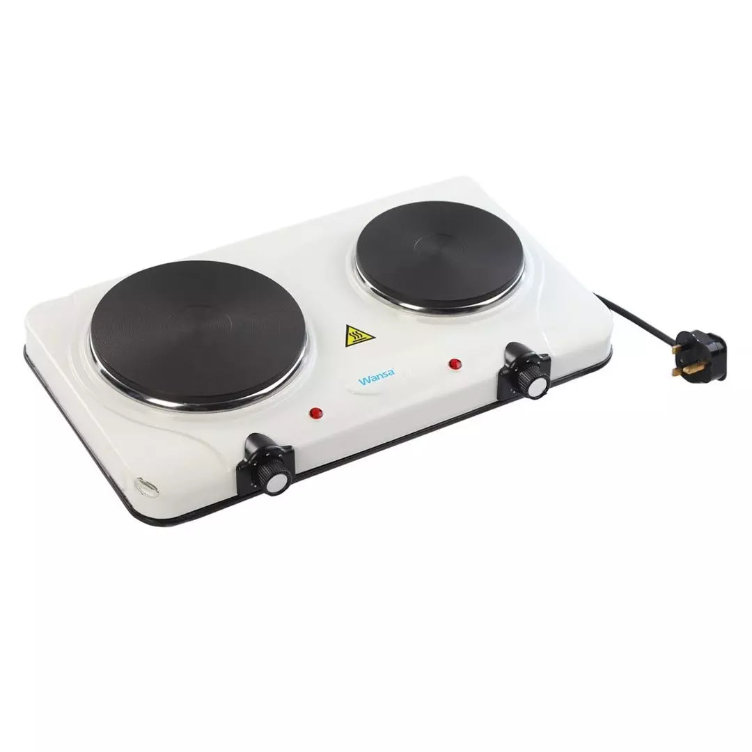Wansa 2500W Double Hot Plate (ES-027) – Black / Silver