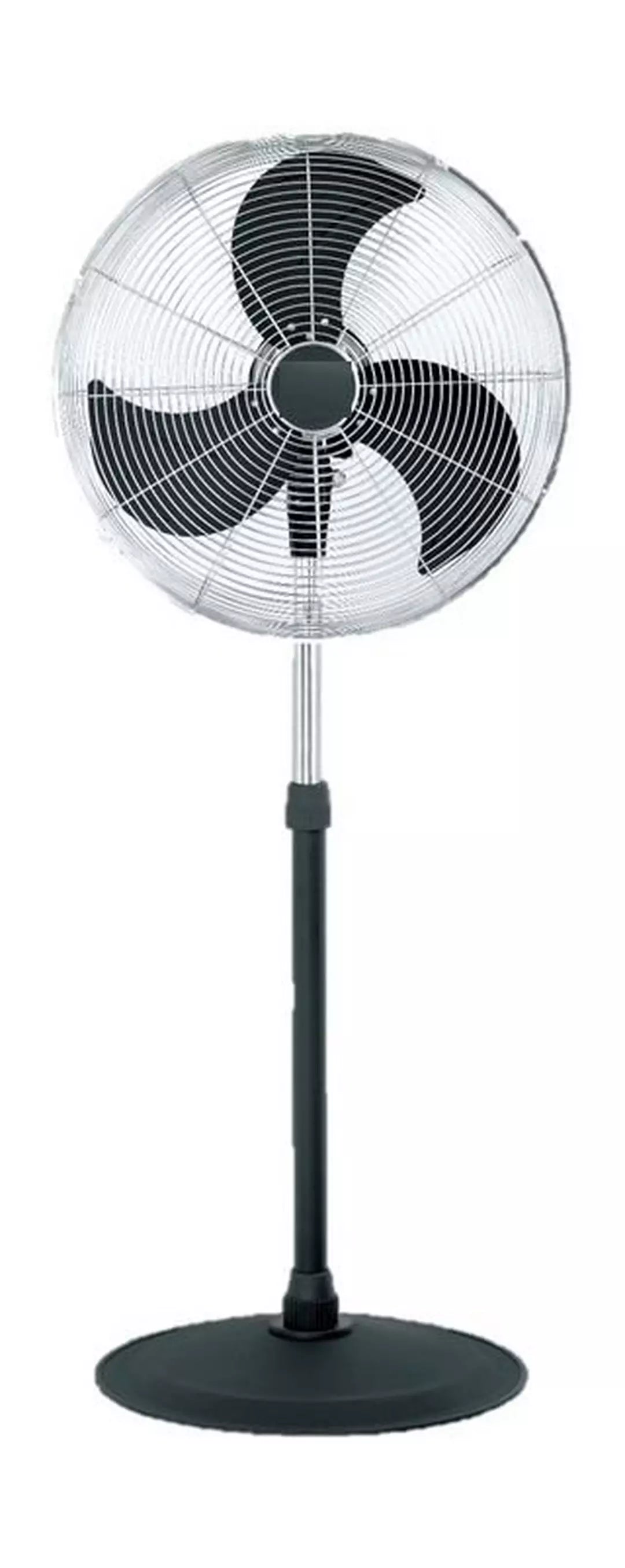 Wansa Metal Blade Stand Fan, 20-inch, CF-50S - Black