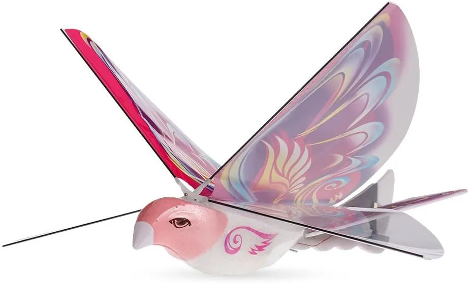 Electric Rechargeable Flying Space Bird Toy with Realistic Flapping Wings for Children and Adults