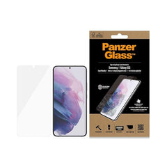PanzerGlass Galaxy S22 Edge-to-Edge Tempered Glass Screen Protector with Antimicrobial Protection