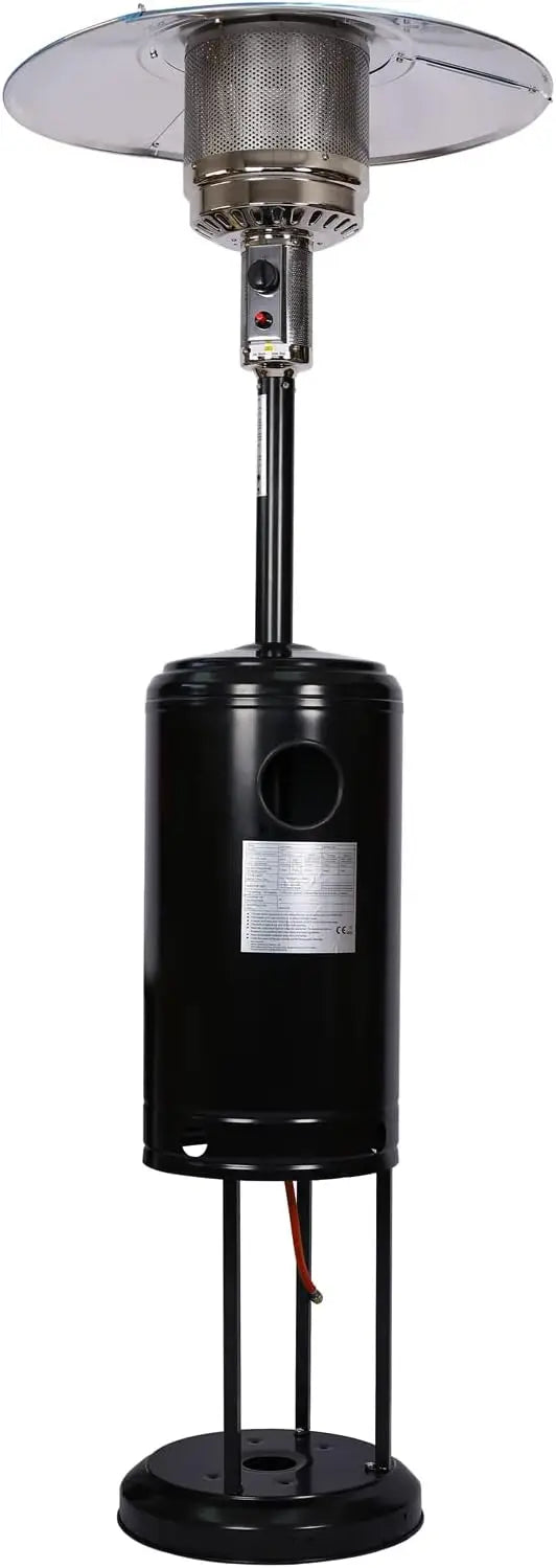 High-Powered Vertical Outdoor Gas Patio Heater - 13000W - Brown