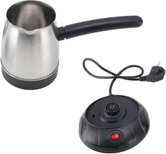 Sinboss 500ml Electric Stainless Steel Turkish Coffee Pot for Tea, Coffee & Milk with Removable Handle