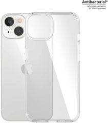 PanzerGlass HardCase Clear Protective Cover for Apple iPhone 14 with Drop Protection, Antimicrobial Coating, Wireless Charging Support and Anti-Yellowing Design