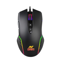 Ant Esports GM500 4000 DPI RGB Gaming Mouse Black