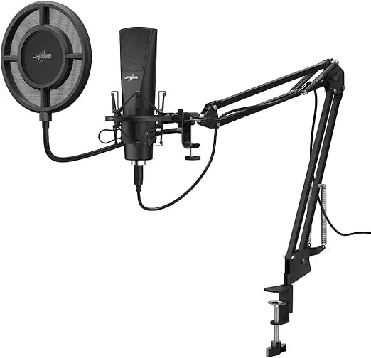Urage 186020 Stream 800 HD Studio Streaming Microphone, Black