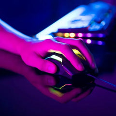 uRage Reaper 600 RGB Gaming Mouse 32000 DPI Optical Sensor, 8 Programmable Keys, 1000Hz Polling Rate, Ultra-Lightweight USB Wired