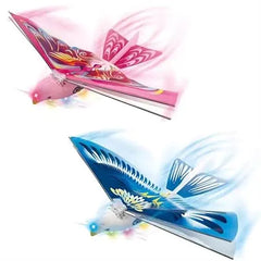 Electric Rechargeable Flying Space Bird Toy with Realistic Flapping Wings for Children and Adults
