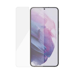 PanzerGlass Galaxy S22 Edge-to-Edge Tempered Glass Screen Protector with Antimicrobial Protection