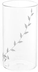 Borosil Vision Glass Set of Six - 350ml | White Krip Clear Lightweight Heat-Resistant Everyday Drinking Glasses