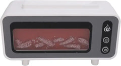 Vintage Fireplace Aroma Diffuser with Cool Mist Technology and Colorful Flame Effect