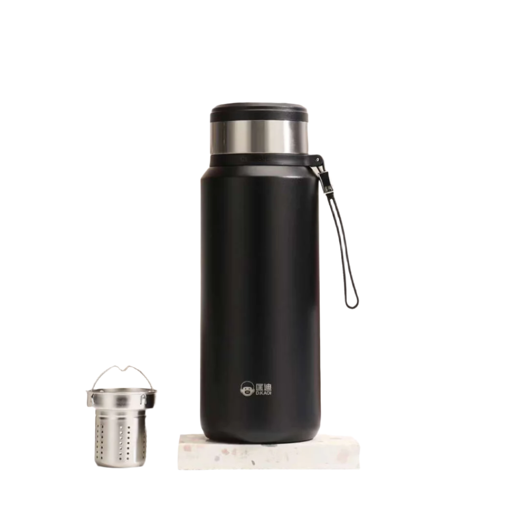 D.kadi 5202 Vacuum Bottle 1400ML - Black