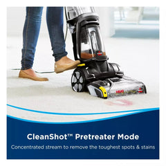 Bissell ProHeat 2X Revolution CleanShot Carpet Cleaner with Heatwave Technology, 800W, 3.7 Liters, 2066E - Black