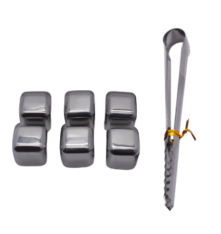 Quick-Freezing Stainless Steel Ice Cubes Set
