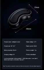Smart Anti Snore Stopper Rechargeable Sleep Aid | Intelligent Snore Detection Sensor with High Frequency Vibration Therapy | Ergonomic Ear-Mounted Anti Snoring Device | 30 Hours Working Time