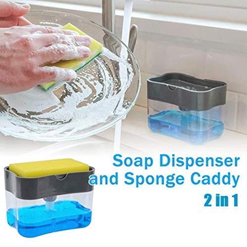 Dishwash Liquid Dispenser Pump & Sponge Holder