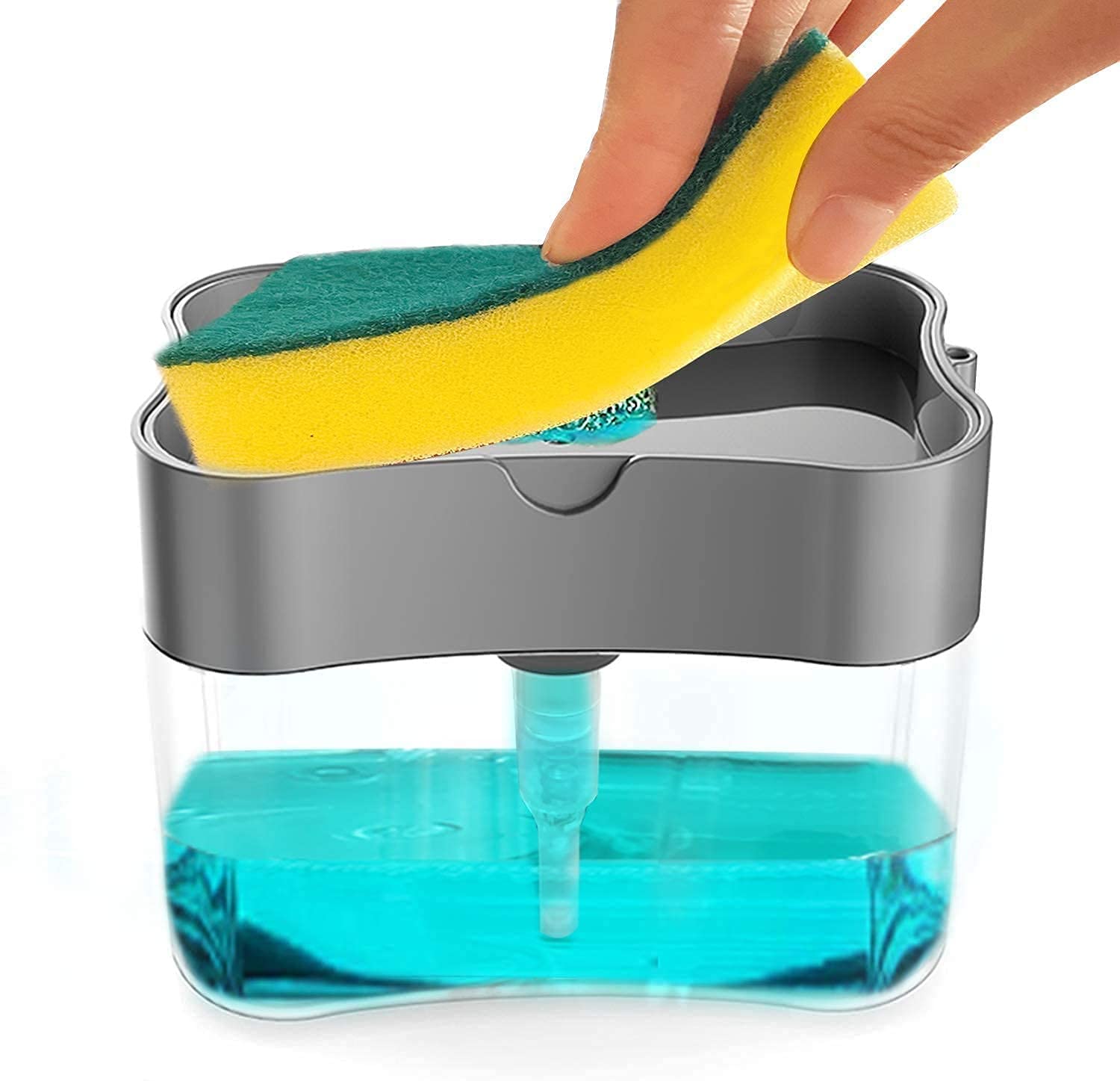 Dishwash Liquid Dispenser Pump & Sponge Holder